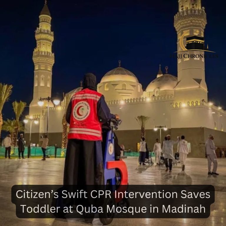 Citizen Saves Toddlers Life With CPR at Quba Mosque in Madinah