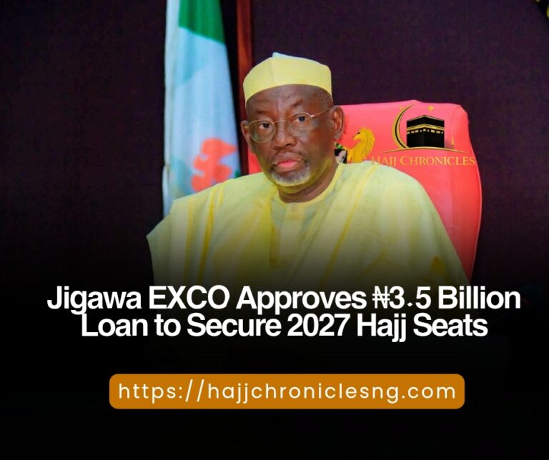 Jigawa EXCO Approves ₦3.5 Billion Loan to Secure 2027 Hajj Seats Yellow White Simple Entrepreneur Tips Carousel Instagram Post 20260804 154356 0000