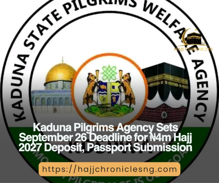 Kaduna Pilgrims Agency Sets September 26 Deadline for ₦4m Hajj 2027 Deposit, Passport Submission Yellow White Simple Entrepreneur Tips Carousel Instagram Post 20260830 190622 0000