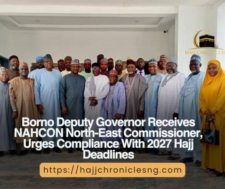 Borno Deputy Governor Receives NAHCON North-East Commissioner, Urges Compliance With 2027 Hajj Deadlines Yellow White Simple Entrepreneur Tips Carousel Instagram Post 20260909 215135 0000