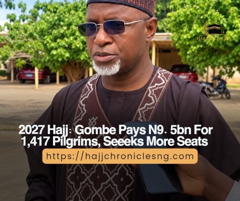 2027 Hajj: Gombe Pays N9.5bn for 1,417 Pilgrims, Seeks More Seats Yellow White Simple Entrepreneur Tips Carousel Instagram Post 20260914 202351 0000