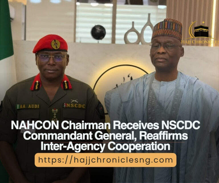 NAHCON Chairman Receives NSCDC Commandant General, Reaffirms Inter-Agency Cooperation Yellow White Simple Entrepreneur Tips Carousel Instagram Post 20261007 162946 0000